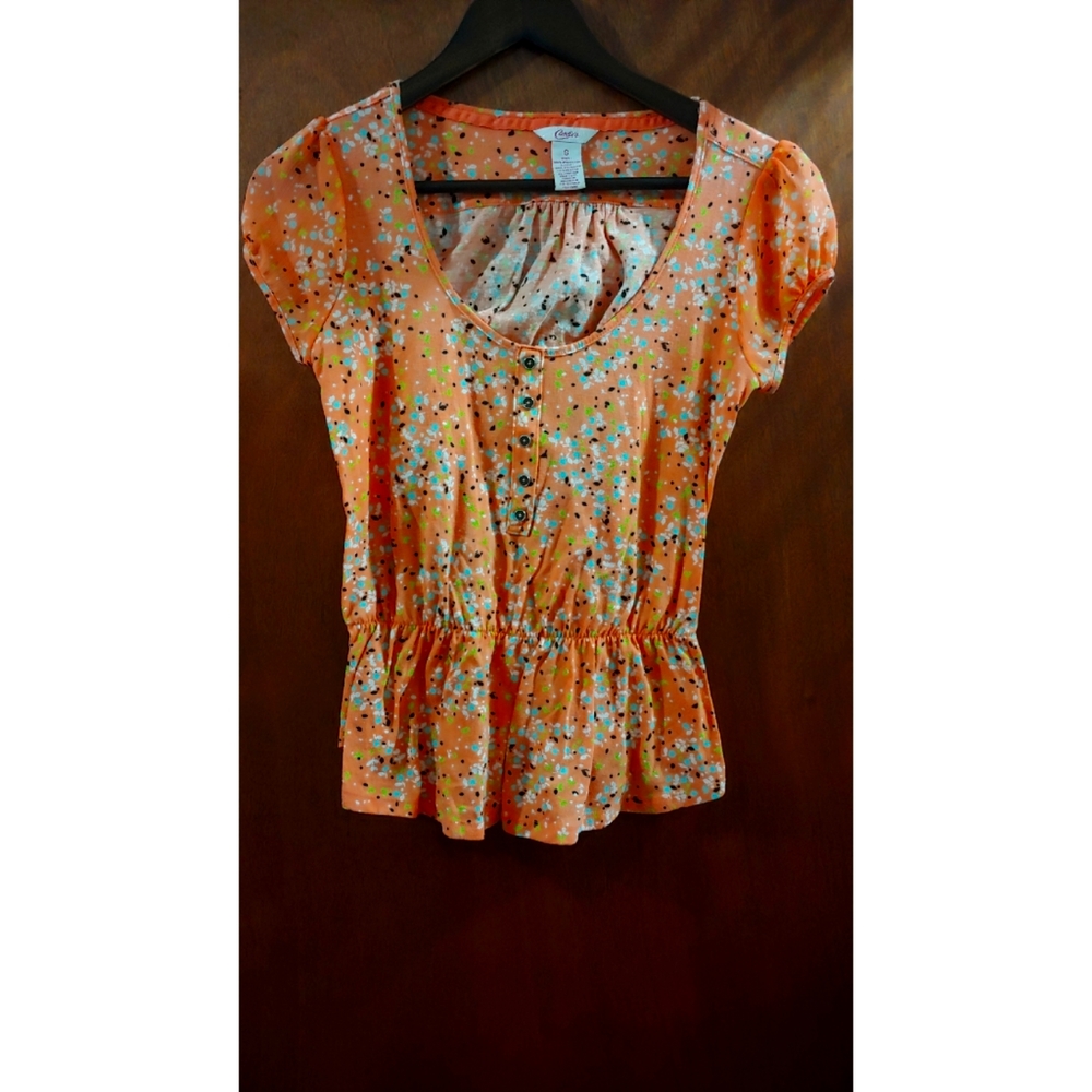 Floral/Leaf Print Shirt